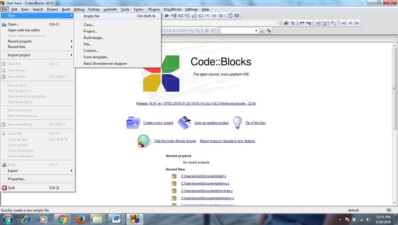 c_notes_4 | Installation of code blocks